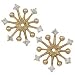 Jewelry : 1/5ctw Diamond Snowflake Earring Jackets