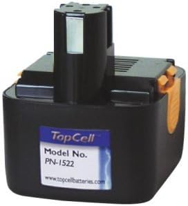 TopCell PN-1522 15.6 Volt NiCad Pod Style Replacement Battery for Panasonic Drill