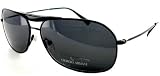 Giorgio Armani AVIATOR 456 Black TITANIUM Sunglasses
