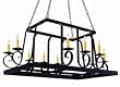 2nd Ave Ceiling Hung Maura Kitchen Pot Rack