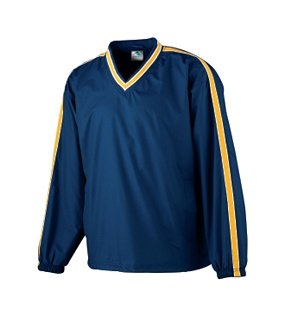 Nylon Pullover With Accent Stripe
