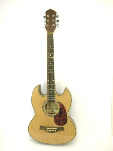 Thin-Line SG ACOUSTIC / ELECTRIC Double Cutaway GUITAR