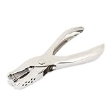 uxcell　交換用ポンチ　　6mm　オフィスホーム用　シルバートーン