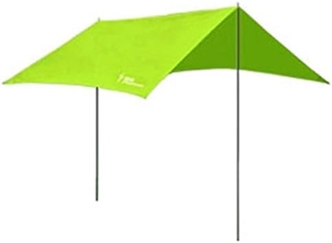 WenVen Outdoor Platform Awning Sun-Protection Awning Camping Tent(Yellowish Green,118*116Inch)
