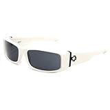 SPY Hielo Sunglasses - Shiny White Grey by