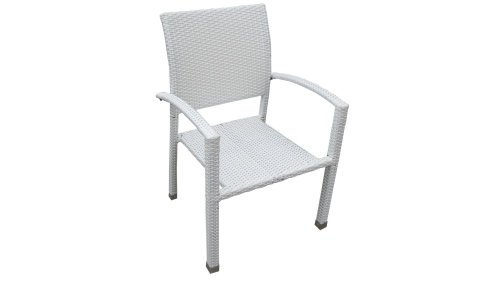 Lexington Modern Bella Outdoor Stackable Dining Chairs - White product image