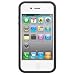 Iphone 4 Bumper Case Cover Black Includes 2 Cleaning Clothes Stylus Screen Guards