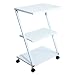3B Scientific W15112 Carbon Steel Z-Tubular Multi-purpose Steel Table Cart, 23.5" Length x 16" Width x 35.5" Height