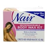 Nair Microwavable Body Wax Kit Salon Divine, Sensual Orchid 1 kit