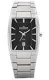 Skagen Bracelet Date Window Black Dial Men's watch #690LSXB