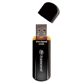 Transcend - TS64GJF600E - Cl� USB - 64 Go - Noir / Jaune