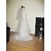 2 Tier Cathedral Wedding Bridal Long Veil Satin Edge Extra Wide