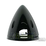 Du-Bro 291 2-3 4 Black Spinner by Du-Bro Products