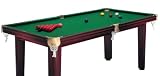 BCE 'Rock Solid' 6ft Snooker & Pool Table with Semi-Circular legs.