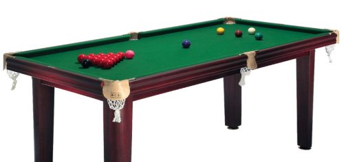 Childrens Toyshop  Collectible : BCE 'Rock Solid' 6ft Snooker & Pool Table with Semi-Circular legs.