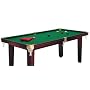 BCE 'Rock Solid' 6ft Snooker & Pool Table with Semi-Circular legs.