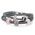 Trollbeads L5107-41 Armband Leder Blau