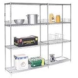 Nexel Poly-Z-Brite Wire Shelving 72"W X 24"D X 54"H