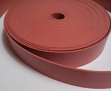 Solid Silicone Rubber Strip - .375" thk x .500" wide x 10' long