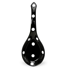 Buy Spode Baking Days Black Spoon Rest