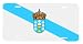 Galicia Galician Galacia Flag Auto License Plate