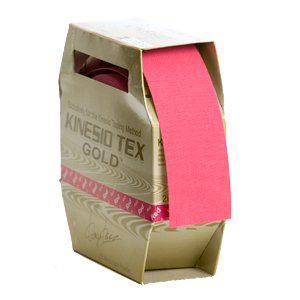 Kinesio Tape Tex Gold Wave Clinical Roll 2 inch Red (Pink) Water-Resistant