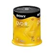 Sony DVD-R 16x Recordable DVD 4.7GB - 100 Disc Spindle