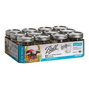 Ball Jelly Jar Set of 12 by