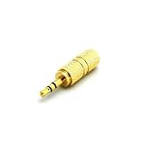 【変換プラグ】ステレオ超ミニ⇒ステレオミニ変換プラグ　φ2.5mm⇒φ3.5mm　金メッキプラグ