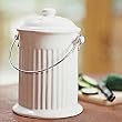 Norpro 1 Gallon Ceramic Compost Keeper, White