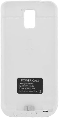 Aufine New Arrival Samsung Galaxy S5 External Battery Charger Case 3500mah Power Backup Battery Case (White)