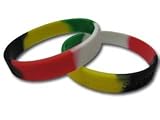 Multi-colored Silicone Debossed Wristbands (Price / Dozen), Multi-colored Silicone Debossed Bracelet, 100% Silicone Wristband, Silicone Bracelet, Custom Wristbands, Personalized Bracelet