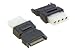 Serial Ata Sata To 525 Molex Power Adapter Power A Molex Connector From A Sata Power Cable