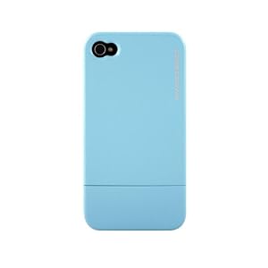 CaseCrown Apple iPhone 4 4G Metallic Glider Slim Case (Light Blue)