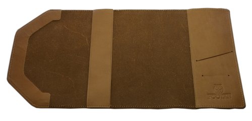 フータン（FOOTAN）本革ブックカバーA５サイズ（ブラウン・シュリンク）