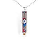 Red Mezuzah Necklace (decorative only) from the Artazia Collection #618RD JN ONK