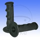 GRIFFGUMMI PAAR - 729.46.55 - DUO DENSITY MX GRIP - SCHWARZ/SCHWARZ - D.22MM - L.115MM - GESCHLOSSEN -