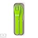 MB Pocket Color green - The biodegradable-plastic cutlery set