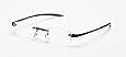 Optx&middot;20/20 Ecoclear Oxygen Bio-based Reading Glasses +2.50, Clear/black