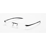 Optx&middot;20/20 Ecoclear Oxygen Bio-based Reading Glasses +2.50, Clear/black