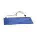 USB 2.0 Silicone Roll up Foldable Computer Keyboard Blue
