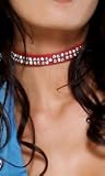 Forplay 2 Row Rhinestone Choker