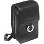 Casio Exilim EX-Case30BK Leather Pouch with Metal Ring Universal Camera Case for all Casio Cameras (Black)