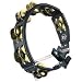 LP179 Cyclops Mountable Tambourine (Black w/ Dimpled Brass Jingles)