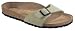 Birkenstock slippers Madrid from Birkibuc in khaki with a narrow insole