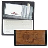 Washington Nationals Leather/Nylon Embossed Checkbook Cover