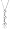 14k White Gold 3-Stone Diamond Pendant (1/6 cttw, H Color, SI2 Clarity)