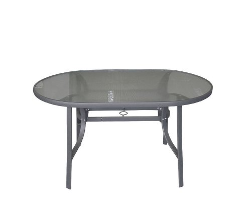 Gartentisch Aluminium oval 140x90cm Reviews