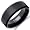 8mm Black Matte Finish / High Polish Bevel Edge Men's Tungsten Ring Wedding Band (4)