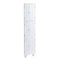 Corner Storage Tower - White